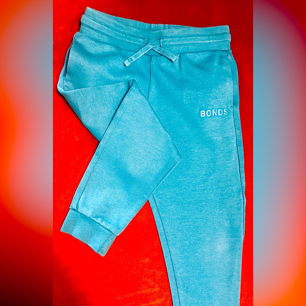 Bonds Kids Teal Joggers